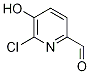 6-Chloro-5-hydroxypicolinaldehyde, 2-Chloro-6-formyl-3-hydroxypyridine 구조식 이미지