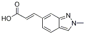 trans-3-(2-Methyl-2H-indazol-6-yl)acrylic acid 구조식 이미지