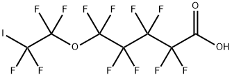 8-IODOPERFLUORO(6-OXAOCTANOIC)ACID Structure