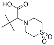 2-(1,1-Dioxidothiomorpholin-4-yl)-3,3-dimethylbutanoic acid Structure