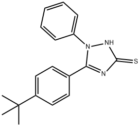 5-(4-tert-Butylphenyl)-1-phenyl-1,2-dihydro-3H-1,2,4-triazole-3-thione Structure