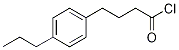 4-(Propylphenyl)butanoyl chloride 구조식 이미지