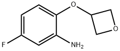 5-Fluoro-2-(oxetan-3-yloxy)benzenamine Structure