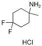 4,4-Difluoro-1-methylcyclohexan-1-amine hydrochloride Structure