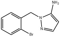 1-(2-Bromobenzyl)-1H-pyrazol-5-amine Structure