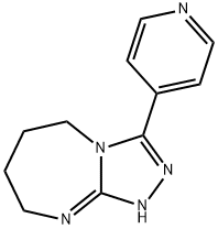 4-{5H,6H,7H,8H,9H-[1,2,4]Triazolo[4,3-a][1,3]diazepin-3-yl}pyridine 구조식 이미지