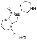 (R)-4-Fluoro-2-(piperidin-3-yl)isoindolin-1-one hydrochloride 구조식 이미지