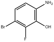 4-Bromo-3-fluoro-2-hydroxyaniline 구조식 이미지