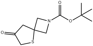 tert-Butyl 7-oxo-5-thia-2-azaspiro[3.4]octane-2-carboxylate Structure