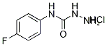 4-(4-FLUOROPHENYL)SEMICARBAZIDE HYDROCHLORID Structure