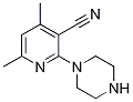 4,6-dimethyl-2-piperazin-1-ylnicotinonitrile Structure