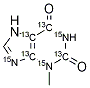 3-Methylxanthine-13C4,15N3 구조식 이미지