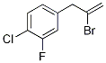 4-(2-Bromoprop-2-en-1-yl)-1-chloro-2-fluorobenzene Structure