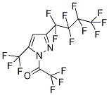 3-Perfluorobutyl-1-(trifluoroacetyl)-5-(trifluoromethyl)-1H-pyrazole 구조식 이미지