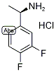 (R)-3,4-Difluoro-alpha-methylbenzylamine hydrochloride 구조식 이미지