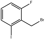 2-(Bromomethyl)-1-fluoro-3-iodobenzene, alpha-Bromo-2-fluoro-6-iodotoluene Structure