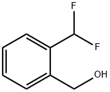 [2-(Difluoromethyl)phenyl]methanol, 2-(Hydroxymethyl)benzal fluoride 구조식 이미지
