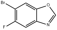 6-Bromo-5-fluoro-1,3-benzoxazole 구조식 이미지