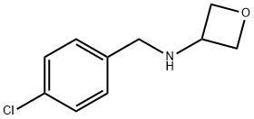 N-(4-Chlorobenzyl)oxetan-3-amine Structure