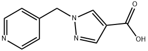 1-(Pyridin-4-ylmethyl)-1H-pyrazole-4-carboxylic acid 구조식 이미지