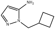 1-(Cyclobutylmethyl)-1H-pyrazol-5-amine 구조식 이미지