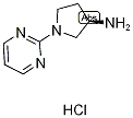 (3R)-1-(Pyrimidin-2-yl)pyrrolidin-3-amine hydrochloride Structure