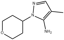 4-Methyl-1-(oxan-4-yl)-1H-pyrazol-5-amine Structure