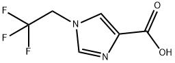 1-(2,2,2-Trifluoroethyl)-1H-imidazole-4-carboxylic acid 구조식 이미지
