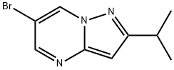 6-Bromo-2-isopropylpyrazolo[1,5-a]pyrimidine Structure