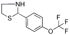 2-[4-(Trifluoromethoxy)phenyl]-1,3-thiazolidine Structure