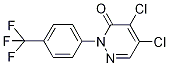 4,5-Dichloro-2-[4-(trifluoromethyl)phenyl]-2H-pyridazin-3-one 95% Structure