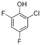 2-Chloro-4,6-difluorophenol 구조식 이미지