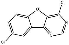 4,8-디클로로[1]벤조푸로[3,2-d]피리미딘 구조식 이미지