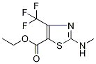 5-(Ethoxycarbonyl)-2-(methylamino)-4-(trifluoromethyl)-1,3-thiazole Structure