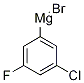 3-Chloro-5-fluorophenylmagnesium bromide 0.5M solution in THF 구조식 이미지