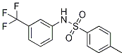 4-Methyl-N-[3-(trifluoromethyl)phenyl]benzenesulphonamide 구조식 이미지