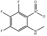 6-(Methylamino)-2,3,4-trifluoronitrobenzene 구조식 이미지