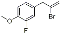 4-(2-Bromoprop-2-en-1-yl)-2-fluoro-1-methoxybenzene Structure