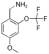 [4-Methoxy-2-(trifluoromethoxy)phenyl]methylamine 구조식 이미지