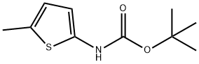 tert-Butyl N-(5-methylthiophen-2-yl)carbamate 구조식 이미지