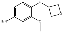 3-Methoxy-4-(oxetan-3-yloxy)benzenamine Structure