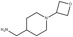 [1-(Oxetan-3-yl)piperidin-4-yl]methanamine Structure