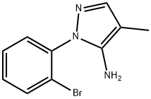 1-(2-Bromophenyl)-4-methyl-1H-pyrazol-5-amine Structure