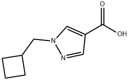 1-(Cyclobutylmethyl)-1H-pyrazole-4-carboxylic acid Structure