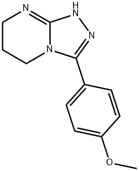 3-(4-Methoxyphenyl)-5H,6H,7H,8H-[1,2,4]triazolo[4,3-a]pyrimidine 구조식 이미지