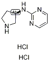 (R)-N-(Pyrrolidin-3-yl)pyrimidin-2-amine dihydrochloride Structure