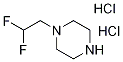 1-(2,2-Difluoroethyl)piperazine dihydrochloride Structure