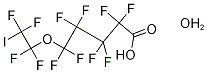 8-IODOPERFLUORO(6-OXAOCTANOIC)ACID HYDRATE Structure