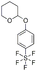 4-(Tetrahydro-2H-pyran-2-yloxy)phenylsulphur pentafluoride 구조식 이미지