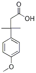 3-(4-methoxyphenyl)-3-methylbutanoic acid 구조식 이미지